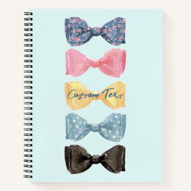 Cuaderno Corbatas de lazo personalizadas (Anverso)