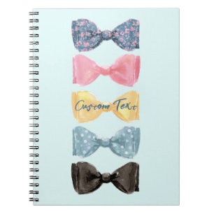 Cuaderno Corbatas de lazo personalizadas