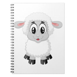 Cuaderno Cordero de granja bebé lindo