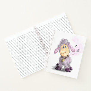 Cuaderno Cordero pequeño con bloc de notas