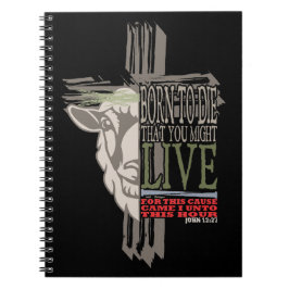 Cuaderno Cordero Sacrificial De La Sombra 3D Nacido Para Mo
