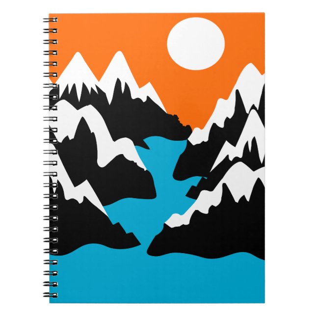 Cuaderno Cordilleras montañosas de cordillera (Frente)