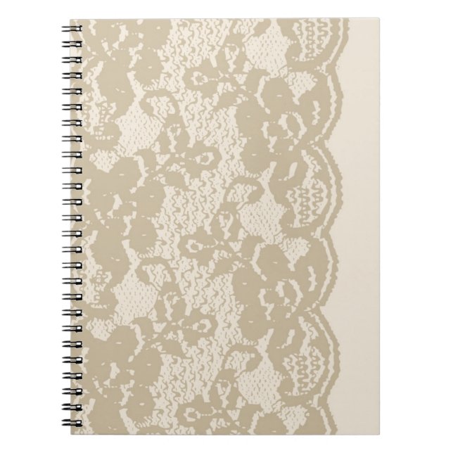 Cuaderno Cordón beige (Frente)