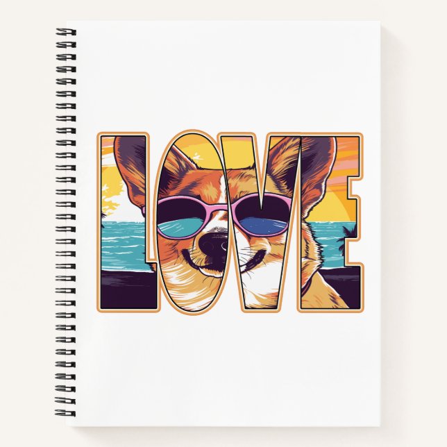 Cuaderno Corgi Dog Love (Anverso)