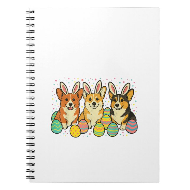 Cuaderno Corgi Easter T-Shirt_1 (Frente)