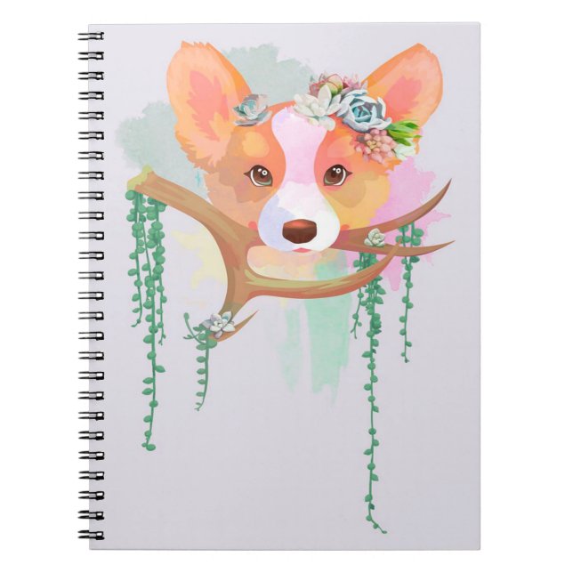 Cuaderno   Corgi Notebook (Frente)