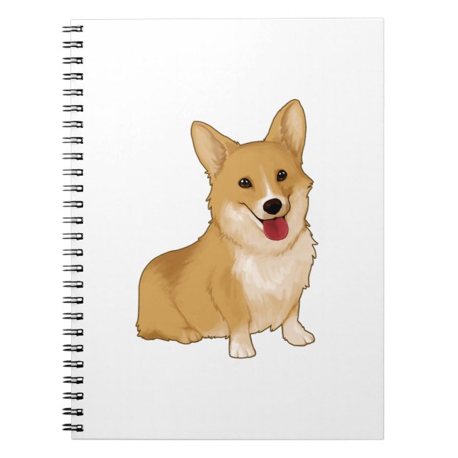 Cuaderno Corgi sonriente (Frente)