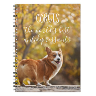 Cuaderno Corgis los mejores antidepresivos del mundo
