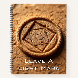 Cuaderno Cork Stamp Impression | Organic Geometric Seal