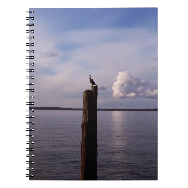 Cuaderno Cormorán en poste (Frente)