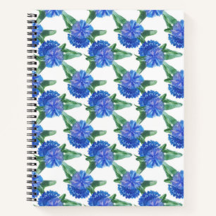 Cuaderno cornflores acuáticas