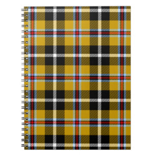 Cuaderno Cornish National Tartan Yellow and Black Planteado