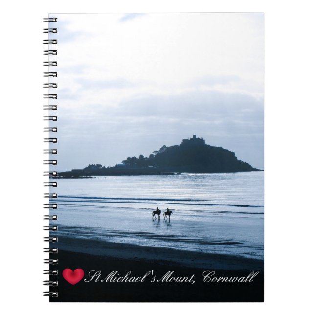 Cuaderno Cornwall de Monte St Michaels personalizado + Caba (Frente)