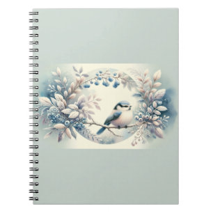 Cuaderno Corona de Bayas de Azulejo Invernal