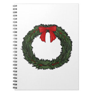 Cuaderno Corona de Navidad Clásica