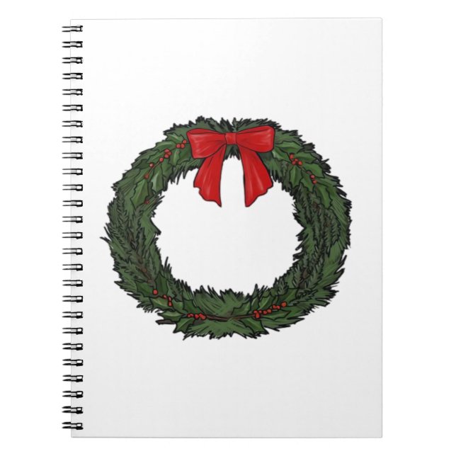 Cuaderno Corona de Navidad Clásica (Frente)