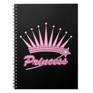 Cuaderno Corona de princesas rosadas