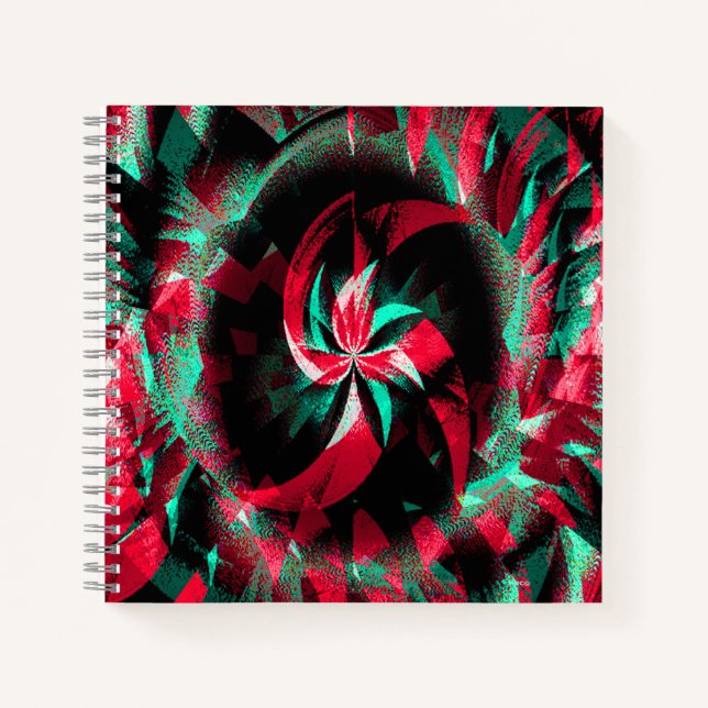 Cuaderno Corona de Yule giratoria.... (Anverso)
