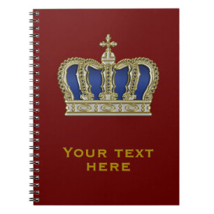 Cuaderno Corona Dorada - lujo real 5