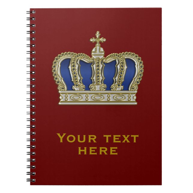 Cuaderno Corona Dorada - lujo real 5 (Frente)