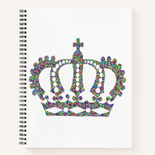 Cuaderno Corona Real en patrones