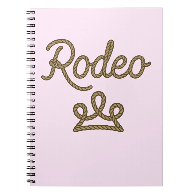 Cuaderno Corona Tiara Princesa Rodeo Country Occidental (Frente)