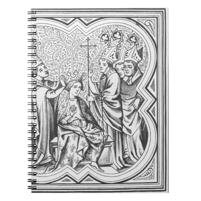 Cuaderno Coronación de Carlomagno (742-814) después de un (Frente)