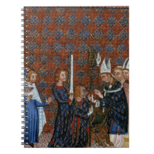 Cuaderno Coronación f.58 de ms Tiberius B Viii de rey