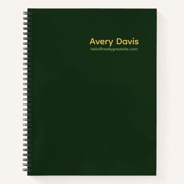 Cuaderno | Corporativo (Anverso)