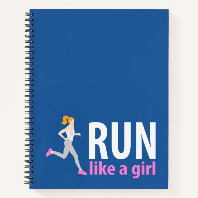 Cuaderno Corre como un chica (Anverso)