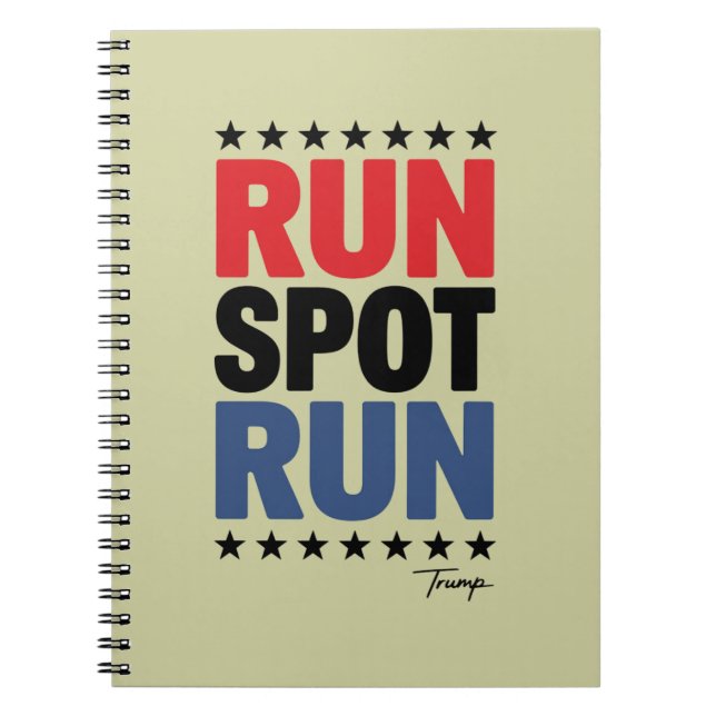 Cuaderno Corre Spot Corre Trump 2024 (Frente)