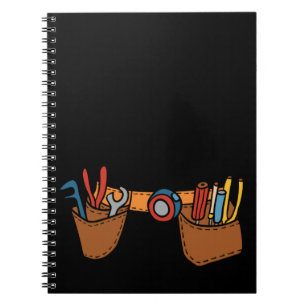 Cuaderno Correa de herramientas de carpintero para el futur
