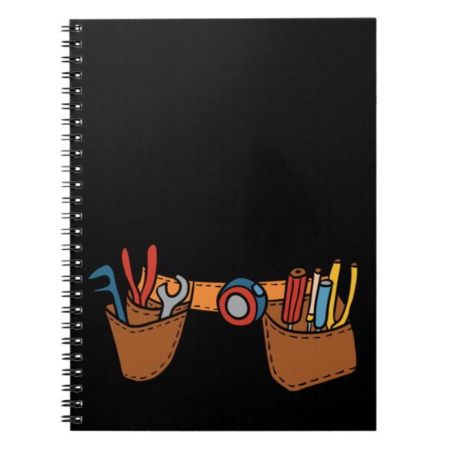 Cuaderno Correa de herramientas de carpintero para el futur (Frente)