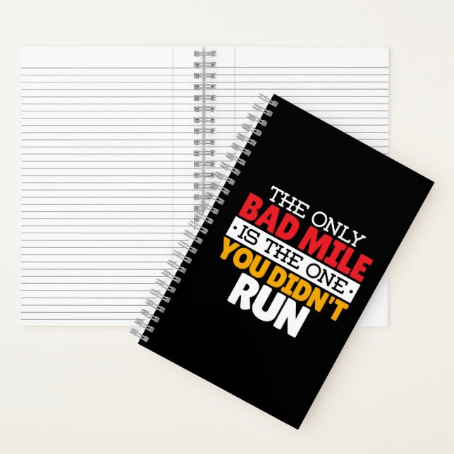 Cuaderno Corredor - Cita divertida de una mala milla corrie (Interior)
