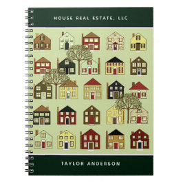 Cuaderno Corredor de bienes raíces personalizado
