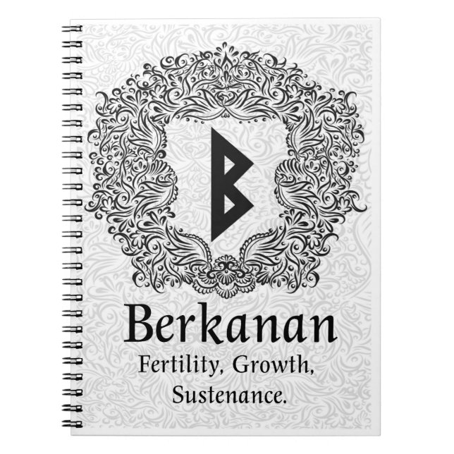 Cuaderno Correra de Berkanan /Fertilidad / Versión blanca (Frente)