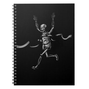 Cuaderno Corriendo el Humor del Maratón de la Línea de Ac