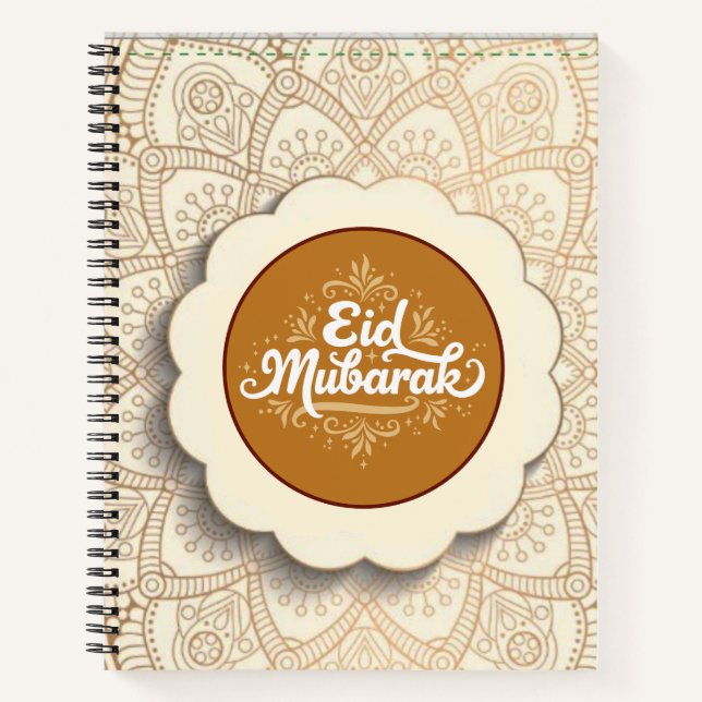 Cuaderno Corta Eid Mubarak (Anverso)
