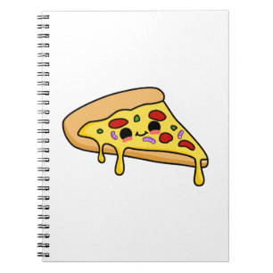 Cuaderno Corta Kawaii Pizza Slice