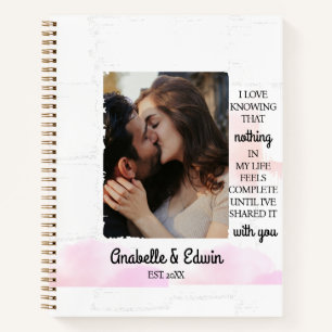 Cuaderno Corte Couple Personalizado Photo Journals