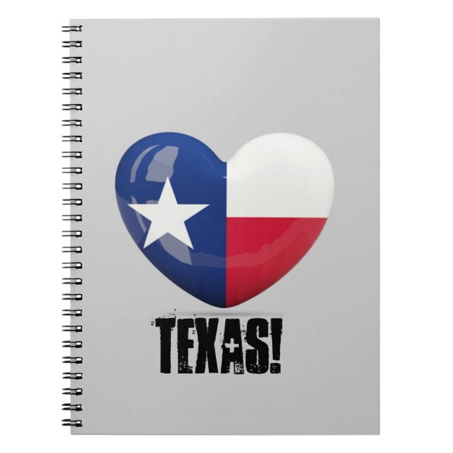 Cuaderno Corte de Bandera de Texas (Frente)