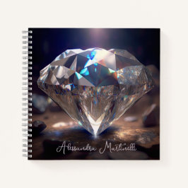 Cuaderno Corte de diamantes hiperrealista personalizada