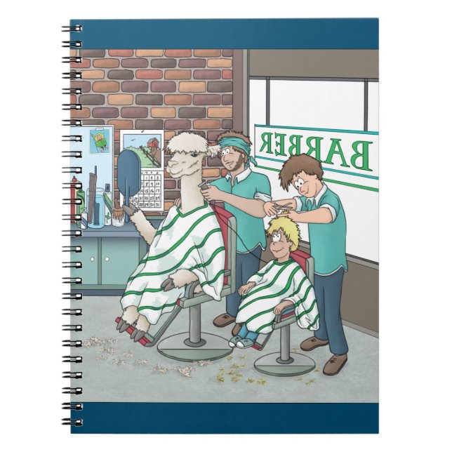 Cuaderno Corte de pelo de alpaca  (Frente)