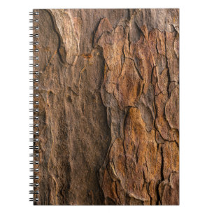 Cuaderno Corteza de árbol marrón en fotografía de closet