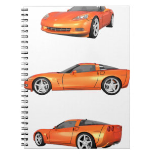 Cuaderno Corvette naranja: