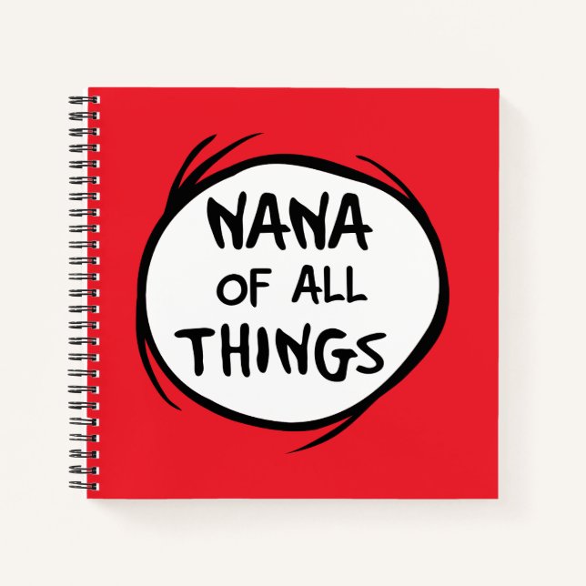 Cuaderno Cosa una cosa dos - Nana de todas las cosas (Anverso)