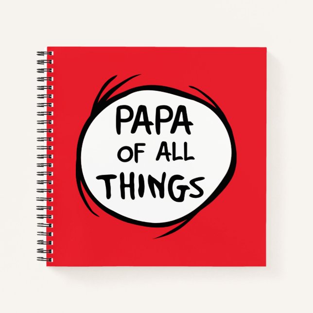 Cuaderno Cosa una cosa dos - Papá de todas las cosas (Anverso)