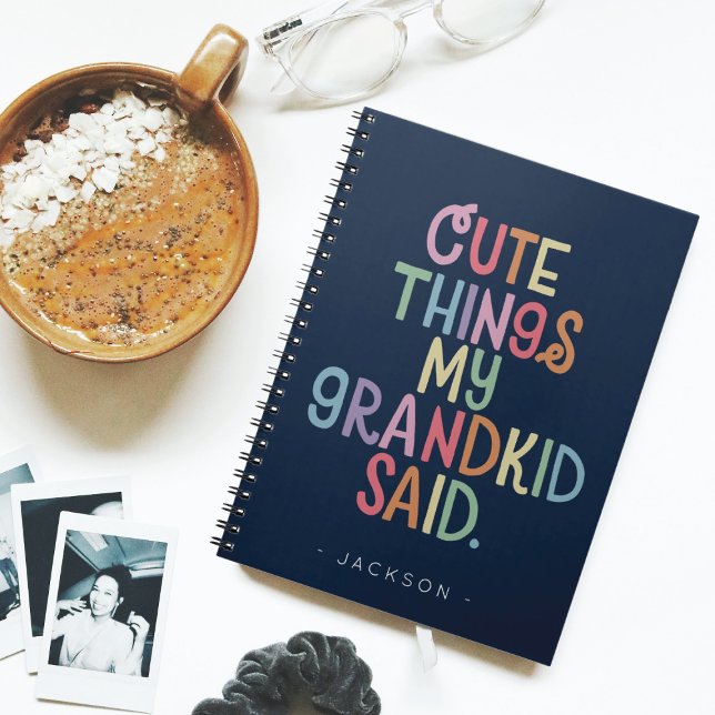 Cuaderno Cosas bonitas que mi nieto dijo en un bloc de nota (Subido por el creador)