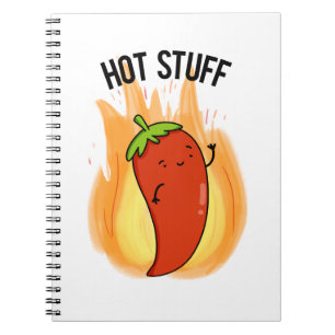 Cuaderno Cosas calientes Divertidas Red Hot Chili Pepper Pu