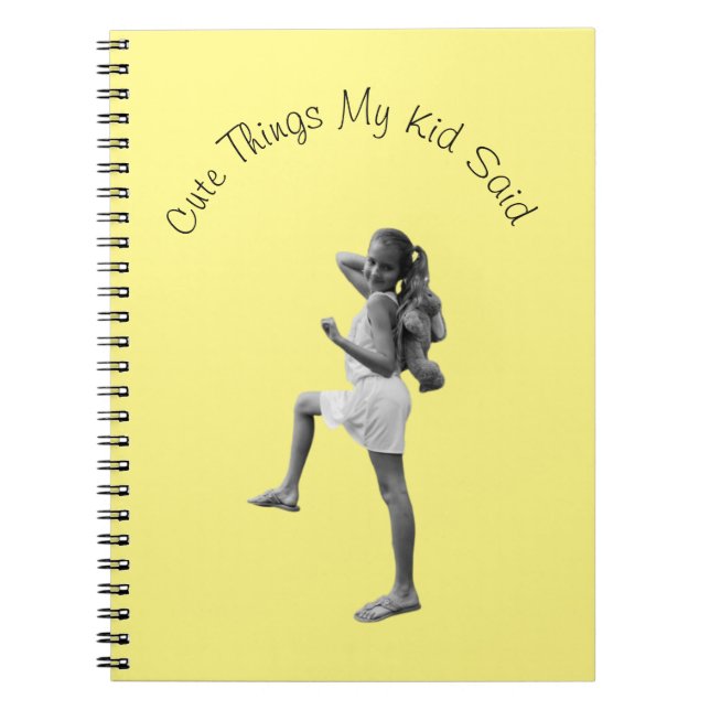 Cuaderno Cosas Cuestas Que Dijo Mi Niño (Frente)